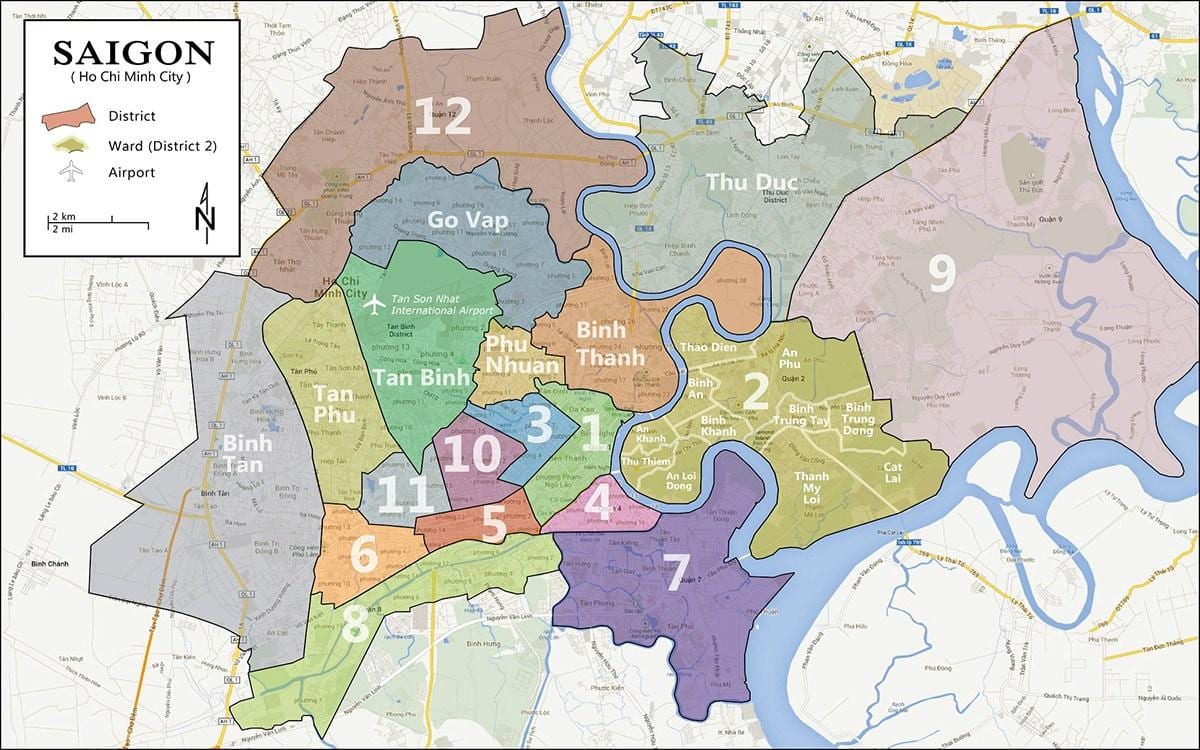 Карта На Район 9 Hcmc 