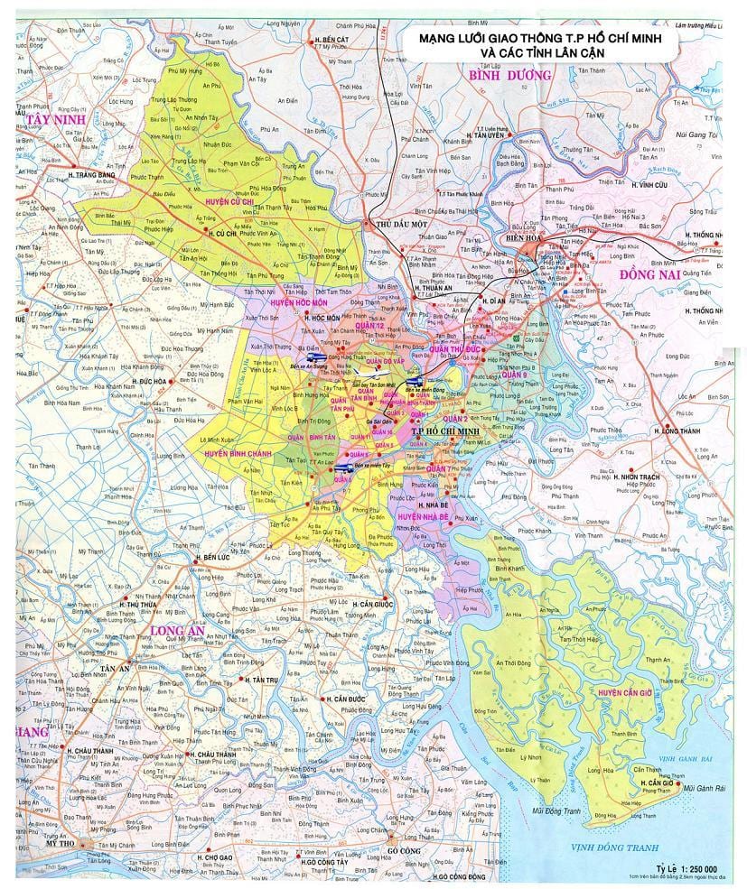 Карта на ТП на Хо Ши мин