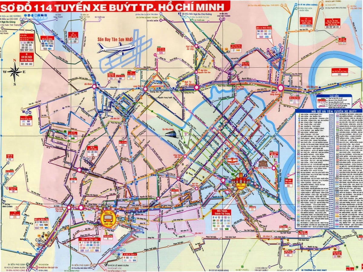улиците на Сайгон картата