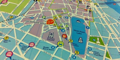 Пешеходна обиколка на Хошимину картата